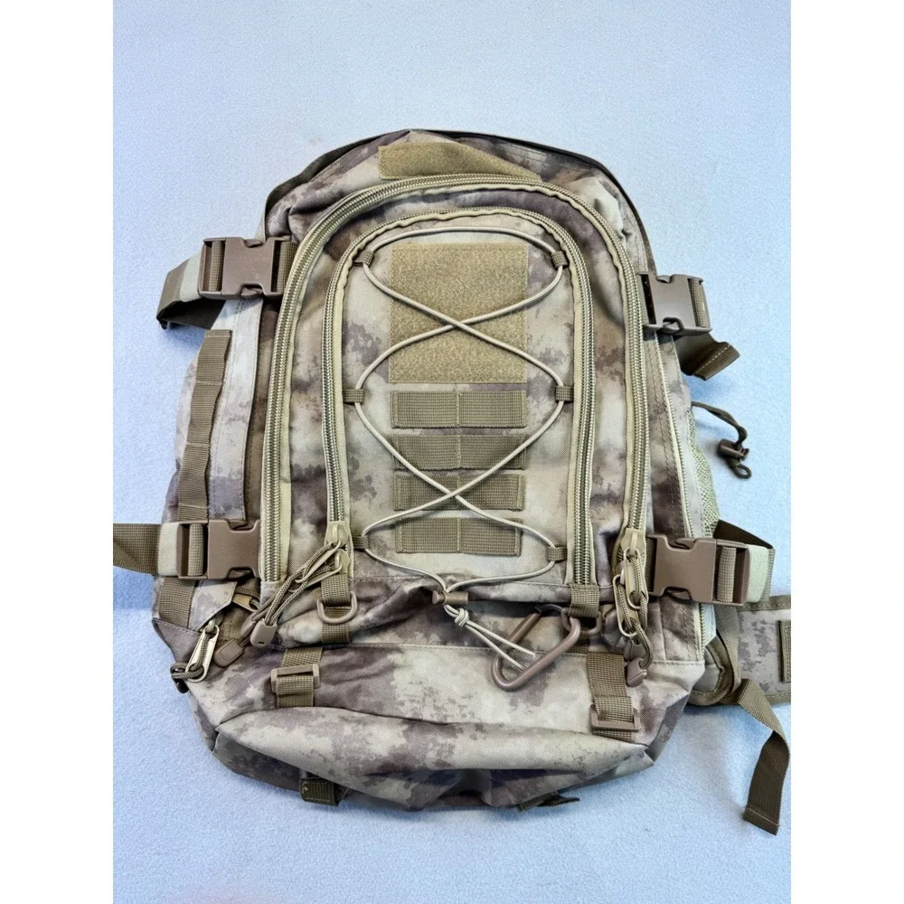 Tactical Backpack Digital Camo Desert Tan Military Style Rucksack